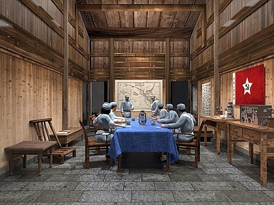 新中式抗战党建展厅