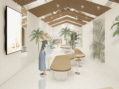 现代奶茶店