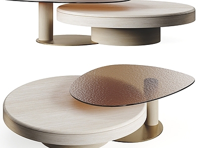 Console现代茶几 圆形 子母形 品牌 实木 玻璃茶几 异形茶几 圆茶几