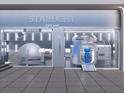 现代科技场景玩具礼品店 橱