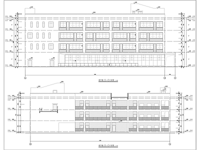 沙河中学建筑 施工图