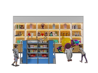 现代礼物展示柜 娃娃 礼品柜 礼品 游乐厅 礼品兑换 展具
