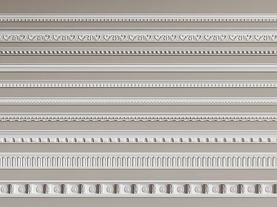 简欧线条 石膏线 雕花角线