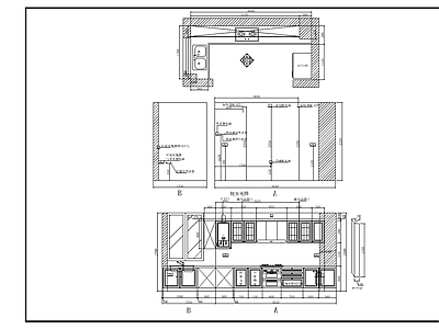 橱柜节点 施工图 柜类 家具节点详图