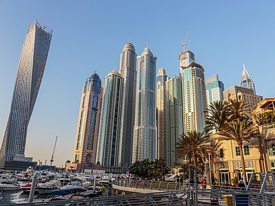 城市建筑街道外景
