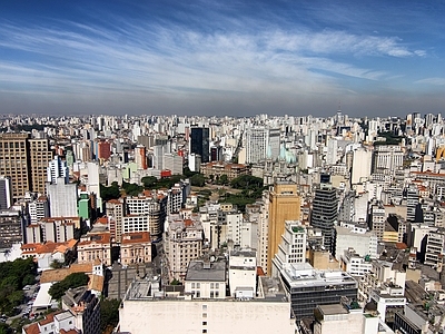城市建筑街道外景