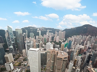 城市建筑街道外景