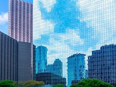 城市建筑街道外景