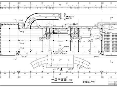 6层办公楼建筑 施工图