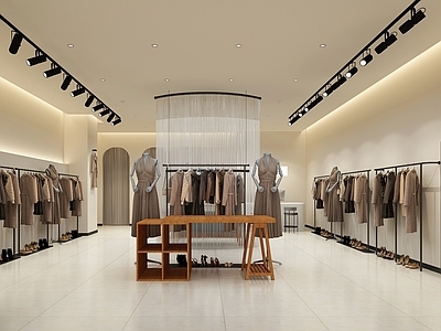 现代女装服装店