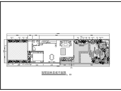 别墅园林景观平面图