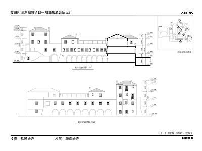 苏州阳澄湖相城酒店及会所建筑 施工图