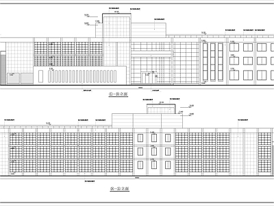 3层样品展厅办公楼建筑 施工图