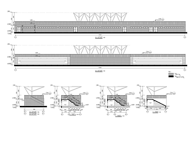 学校看台建筑 施工图