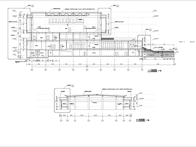 中学食堂及体育馆建筑 施工图