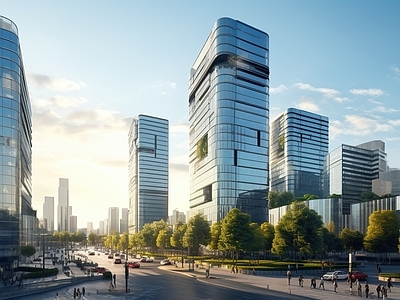 城市街道外景