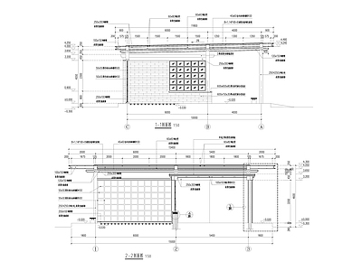 公园管理用房建筑 施工图