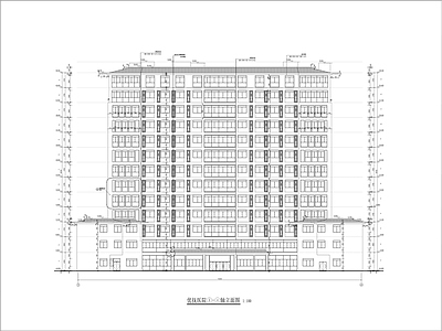 优抚医院建筑 施工图