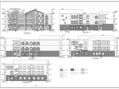 幼儿园建筑 施工图