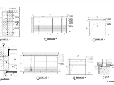 车库顶棚详图 施工图 建筑通用节点 建筑工程节点