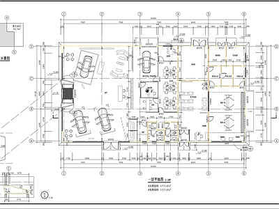 捷达汽车厂房建筑 施工图 工业建筑