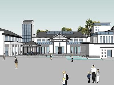 新中式商业建筑