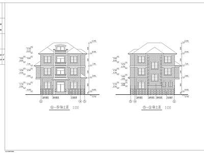 乡村自建房建筑 施工图