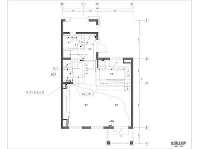 万科别墅电气 施工图 建筑电气 电气图
