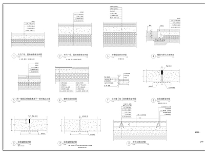 伸缩缝及通用节点 施工图