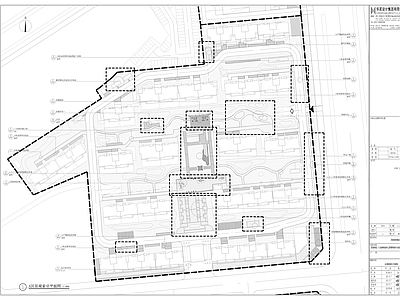 泾县汇金雅园景观 施工图 居住区景观