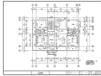 自建房别墅建筑 施工图