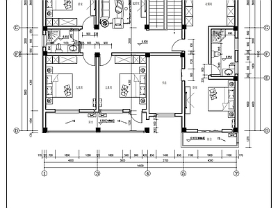 自建房别墅建筑 施工图