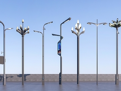 现代路灯 高杆灯 景观灯 公路照明灯