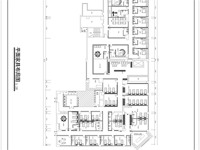 1250㎡足浴会所室内 施工图