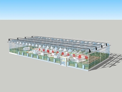 现代大棚 乡村振兴展示基地 党建文化展示厅