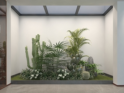 植物堆 室内植物造景 植物组团 植物组合