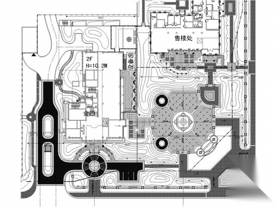 [北京]园林景观项目给排水施工图纸 园林景观给排水 给排水图