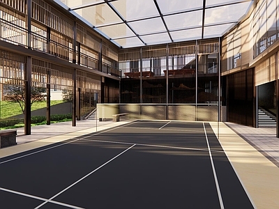现代高端健身会所建筑