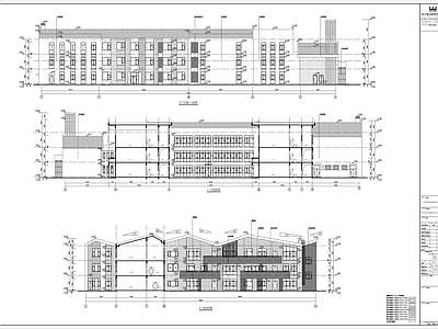 现代幼儿园建筑 施工图