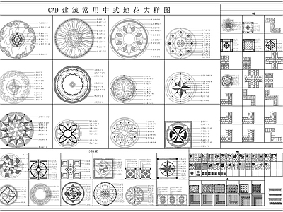 建筑地面拼花 图库