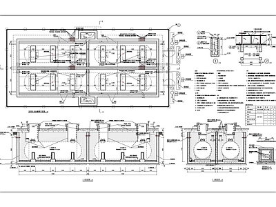 数据中心埋地油罐建筑 施工图 工业建筑