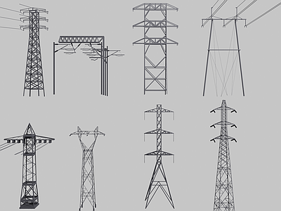 高压塔高压电线杆 工业设备