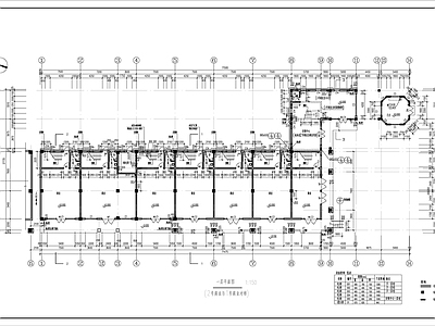 英式风格商业街建筑 施工图