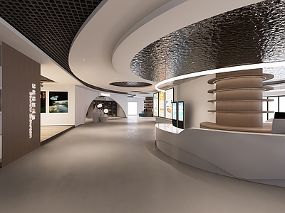 现代旅游集散中心 前台 休息区