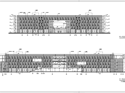 大型园区办公综合楼建筑 施工图