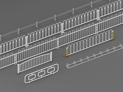现代道路隔离栏杆
