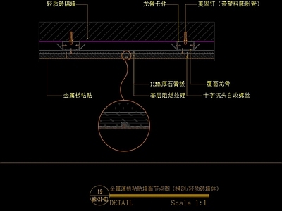 装饰施工工艺节点 施工图 通用节点