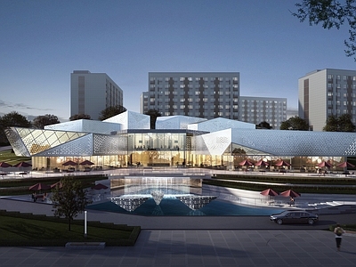 现代展览馆 图书馆博物馆