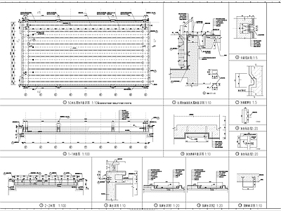 游泳馆建筑 施工图 游泳馆建筑
