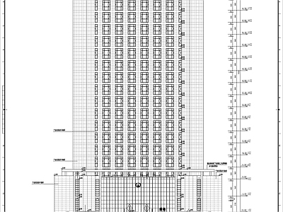 高层办公综合楼建筑 施工图